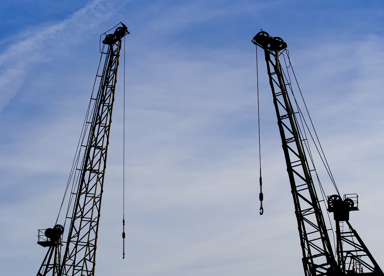 Image - crane derrick two industry