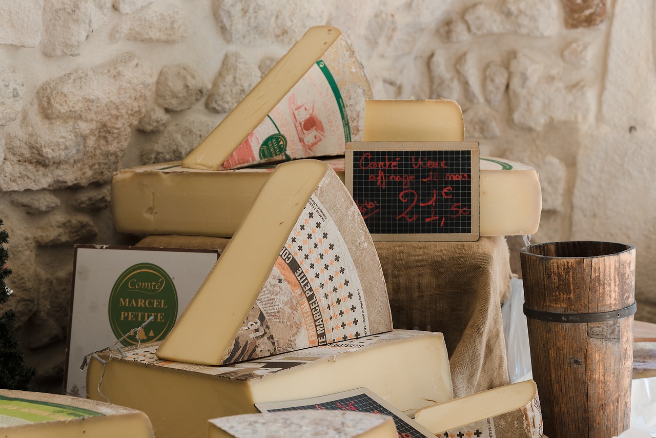 Image - cheeses emmental food dairy