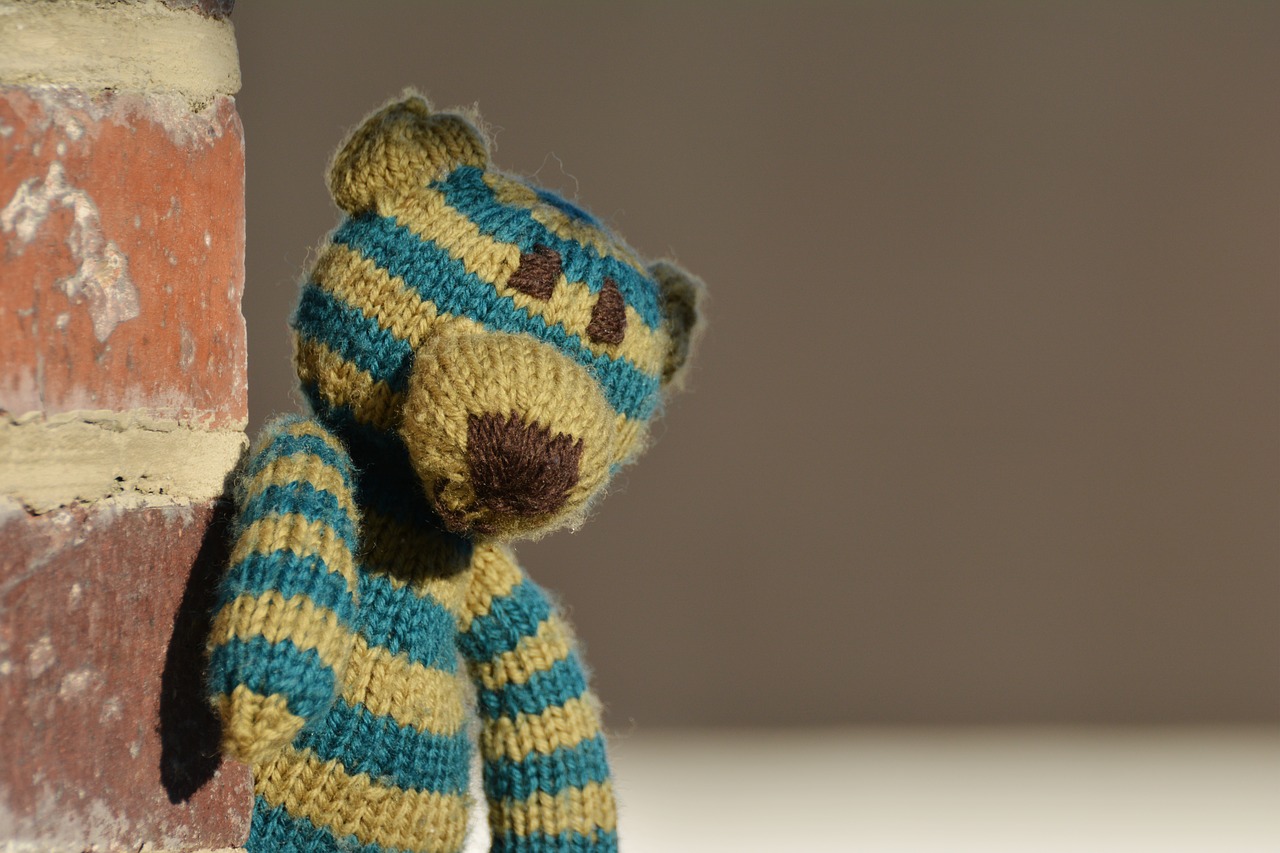 Image - teddy teddy bear knitted wool