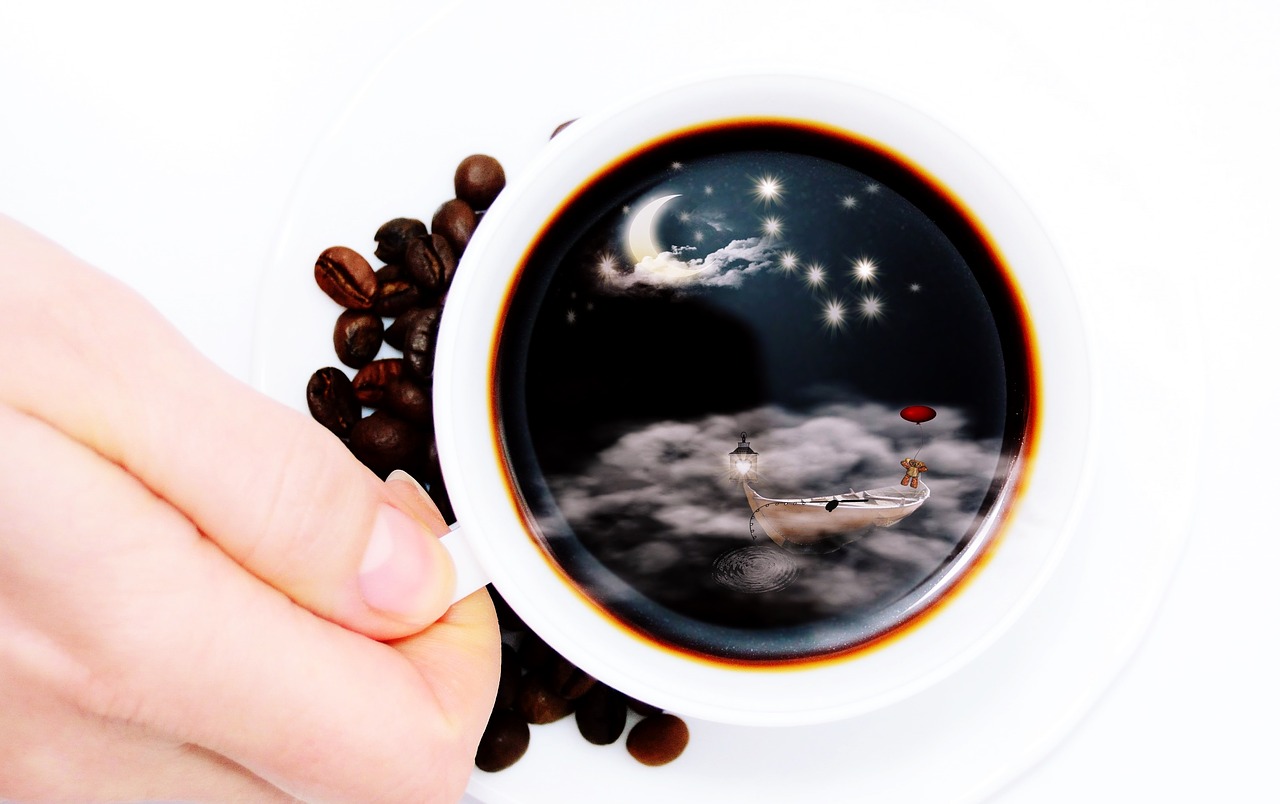 Image - cup coffee cup cup of coffee moon