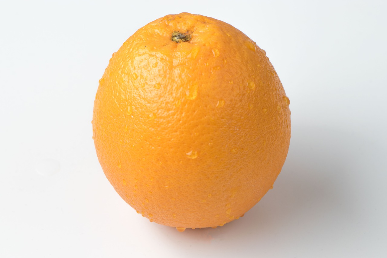 Image - orange fruit single tropical round