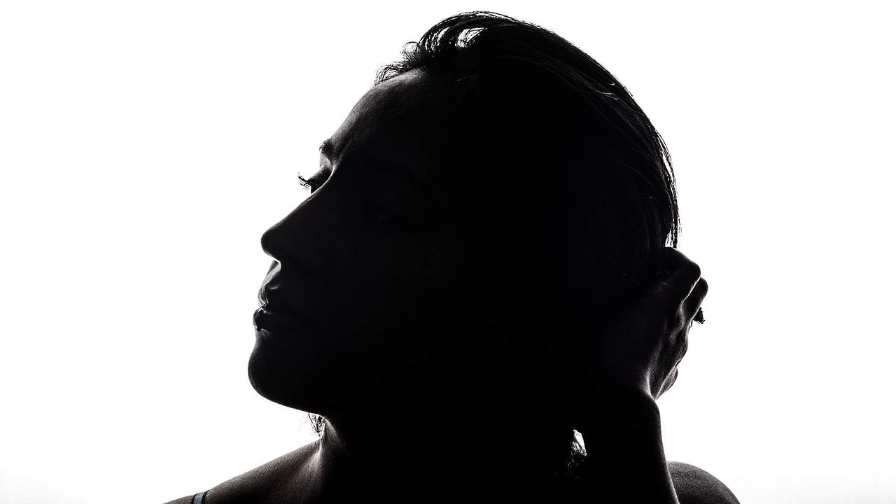 Image - silhouette portrait women profile