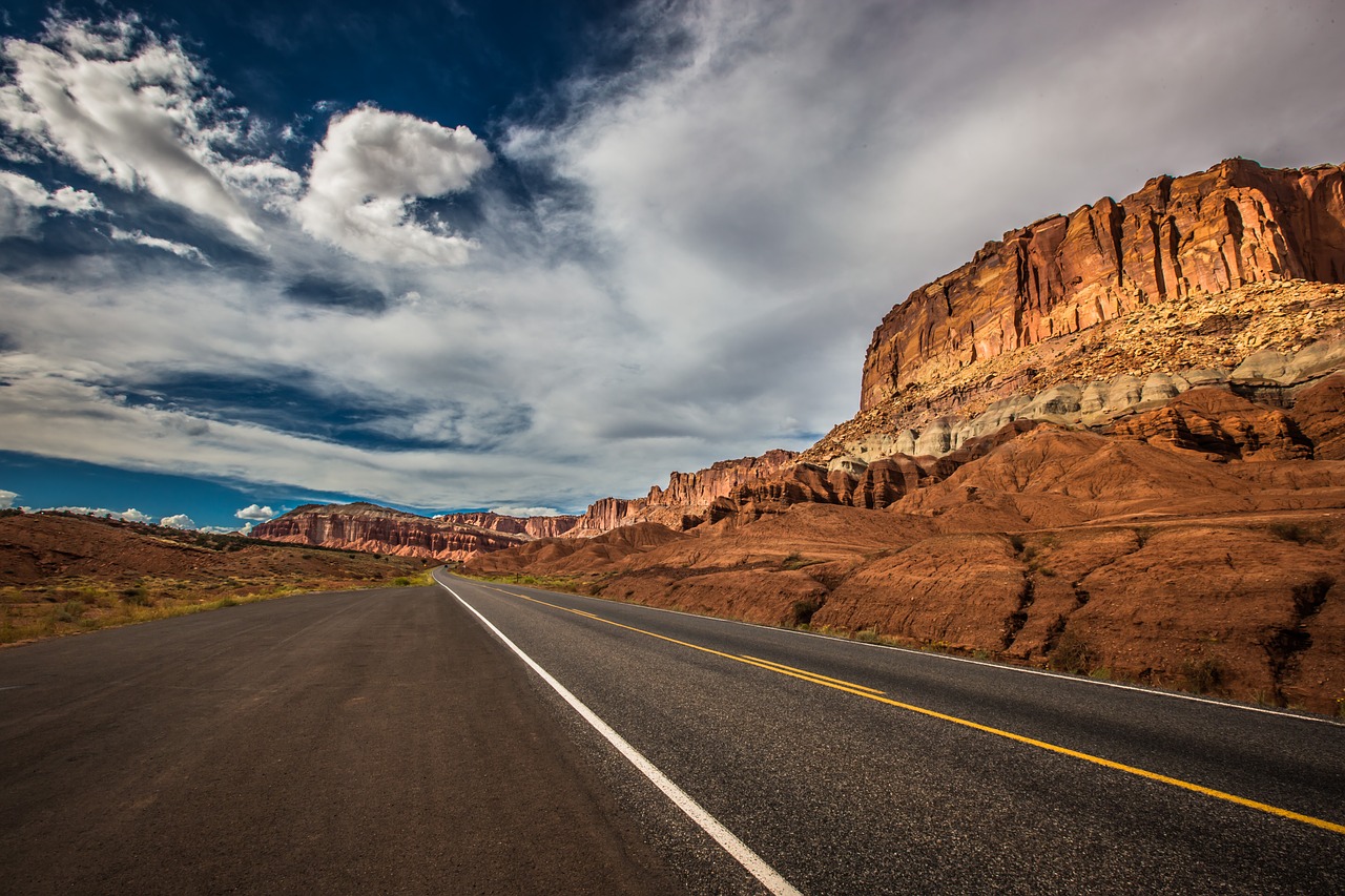 Image - road utah rocks wanderlust travel