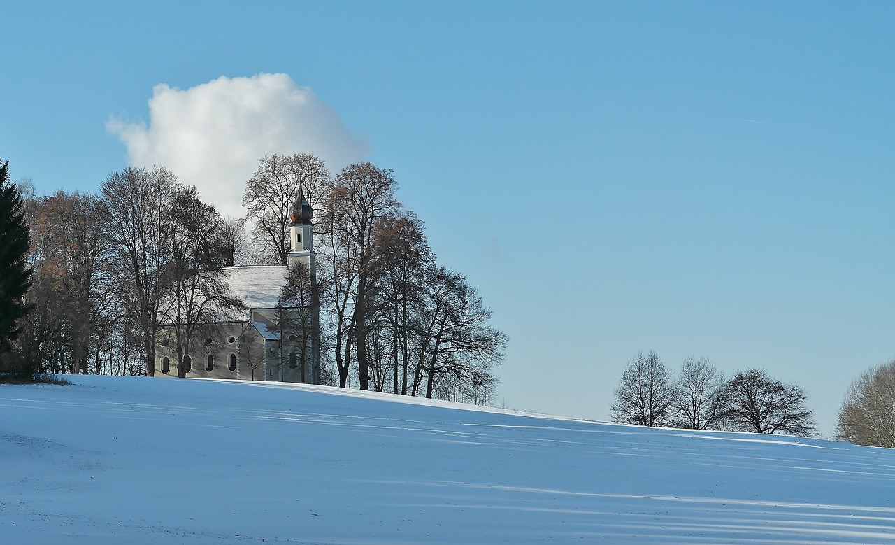 Image - church chapel winter small church