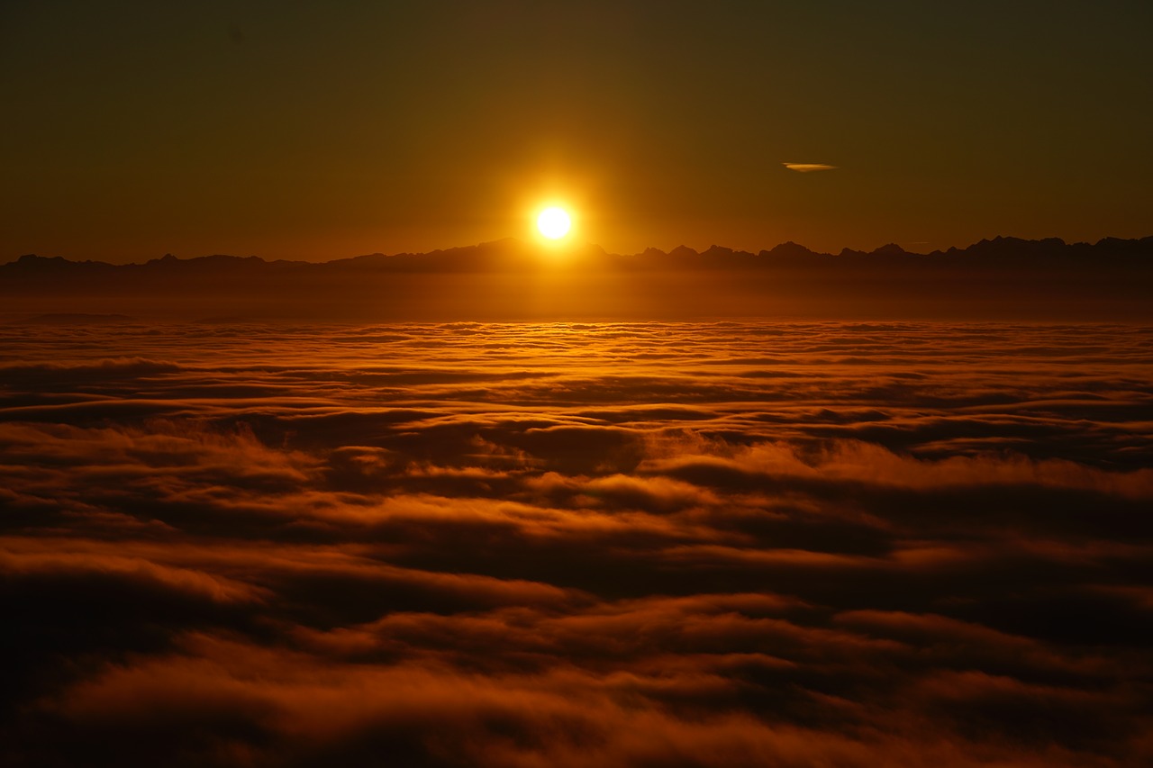 Image - sunrise selva marine clouds