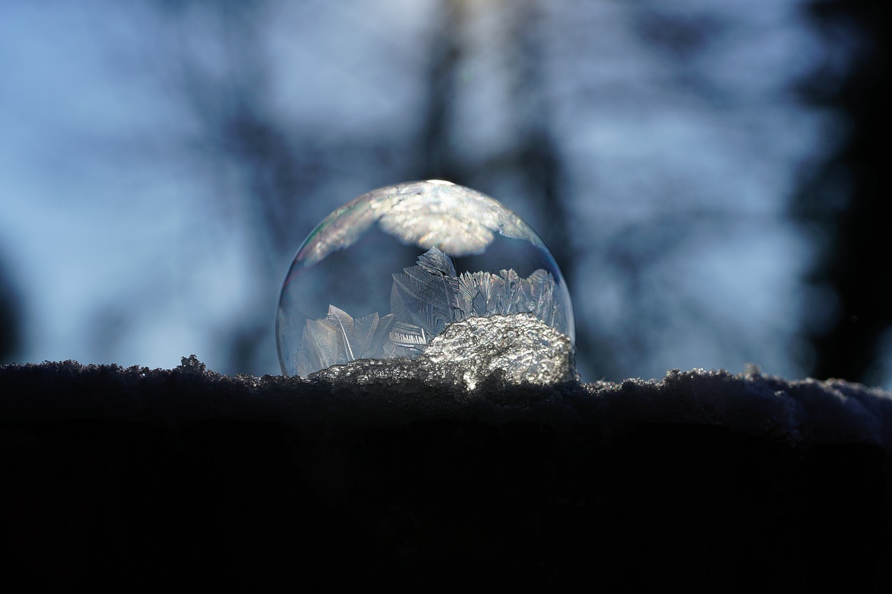 Image - soap bubble bubble crystals