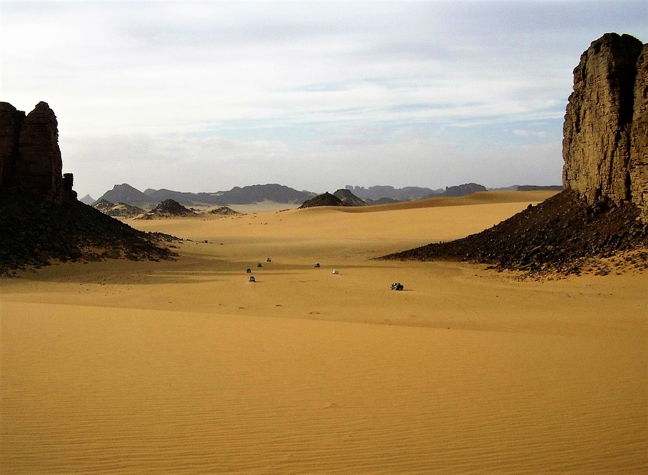 Image - algeria desert sahara sand autos