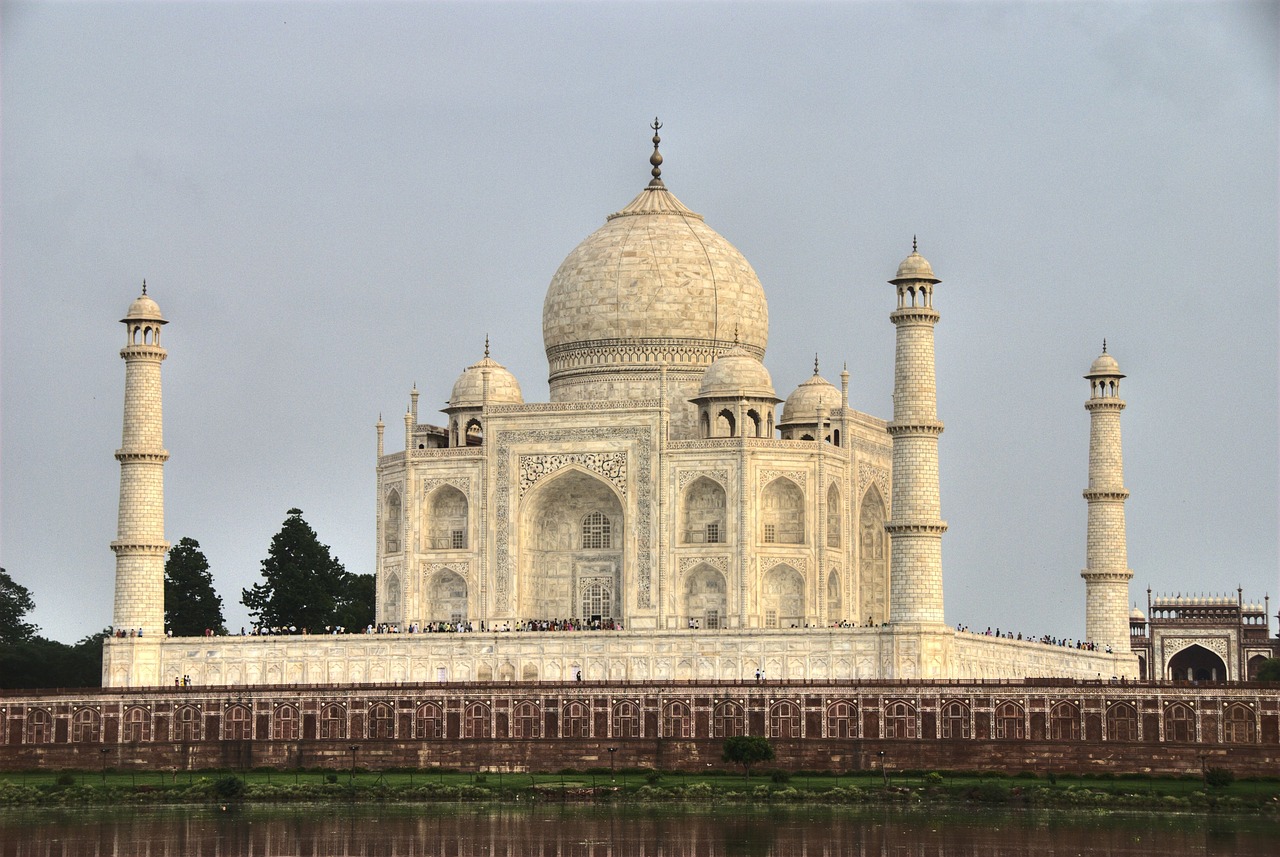 Image - india travel agra palace taj mahal