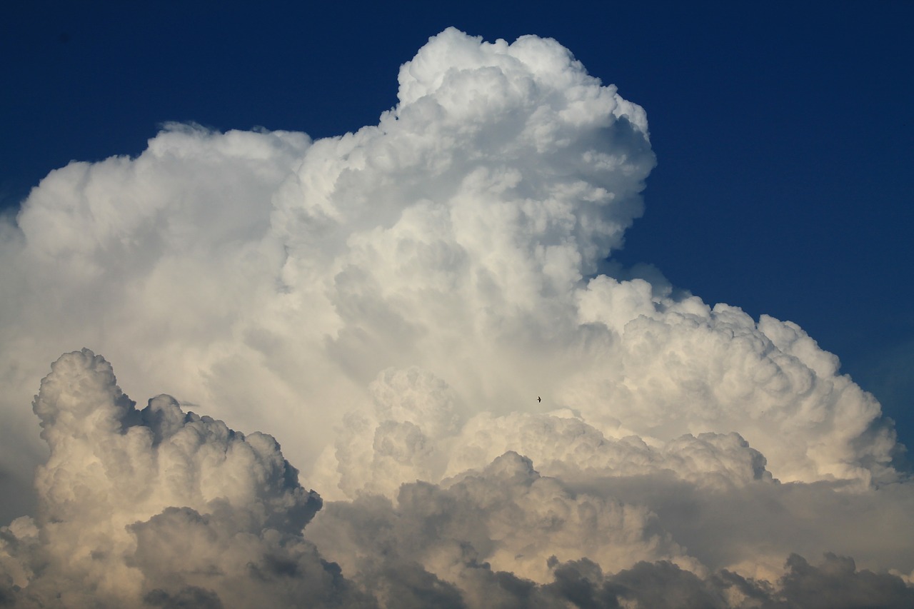 Image - blue sky cloud summer