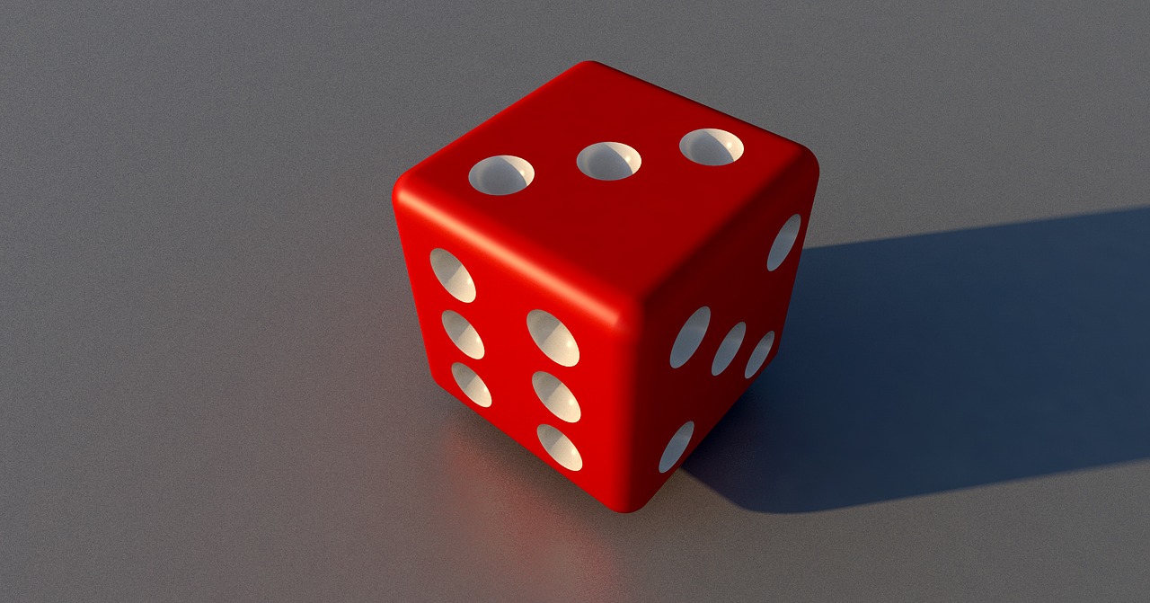 Image - cube play random luck red points