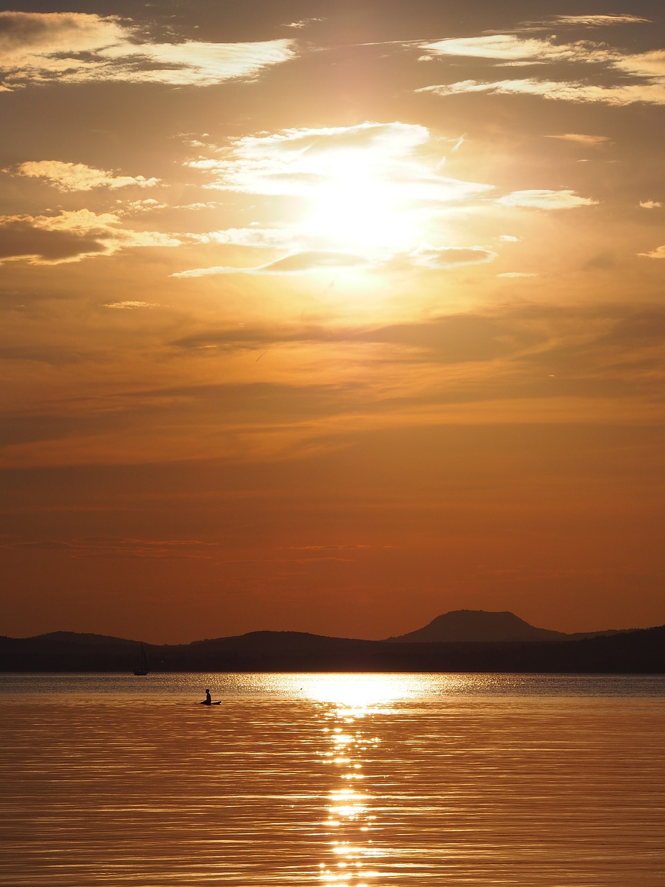 Image - lake balaton nature clouds water