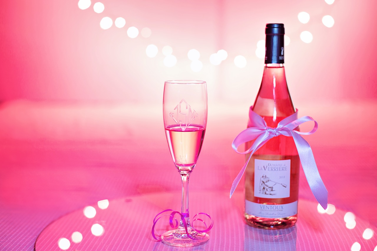 Image - pink wine champagne celebration