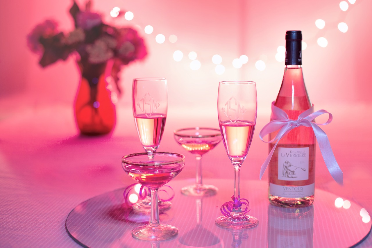 Image - pink wine champagne celebration