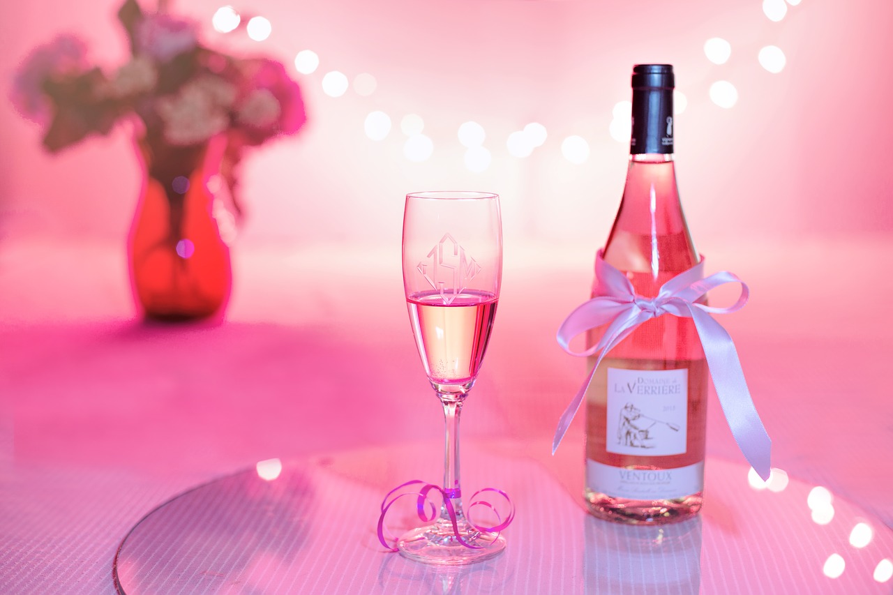 Image - pink wine champagne celebration