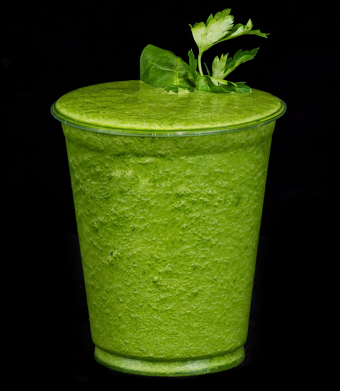 Image - smoothie drink parsley kiwi spinach