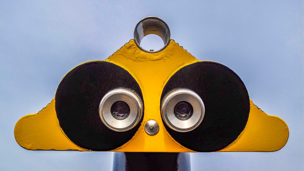 Image - binocular telescope look eye