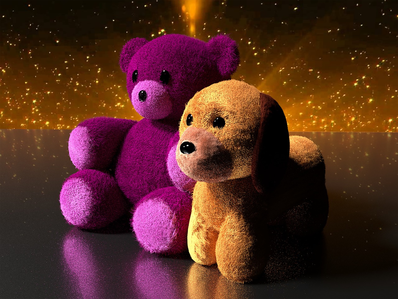 Image - teddy bear puppy toys pink cute