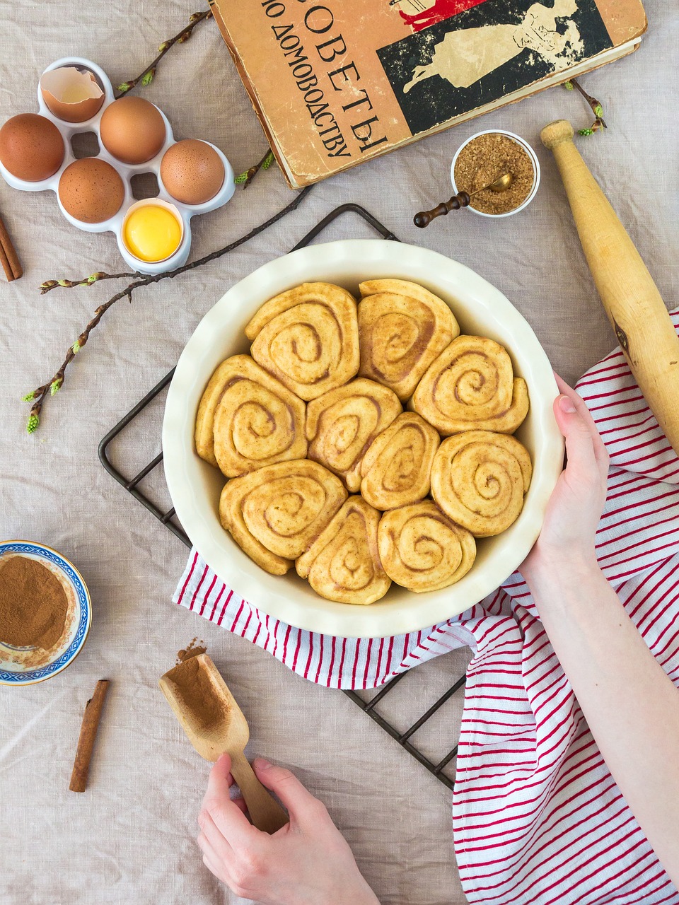 Image - baking cooking buns kitchen