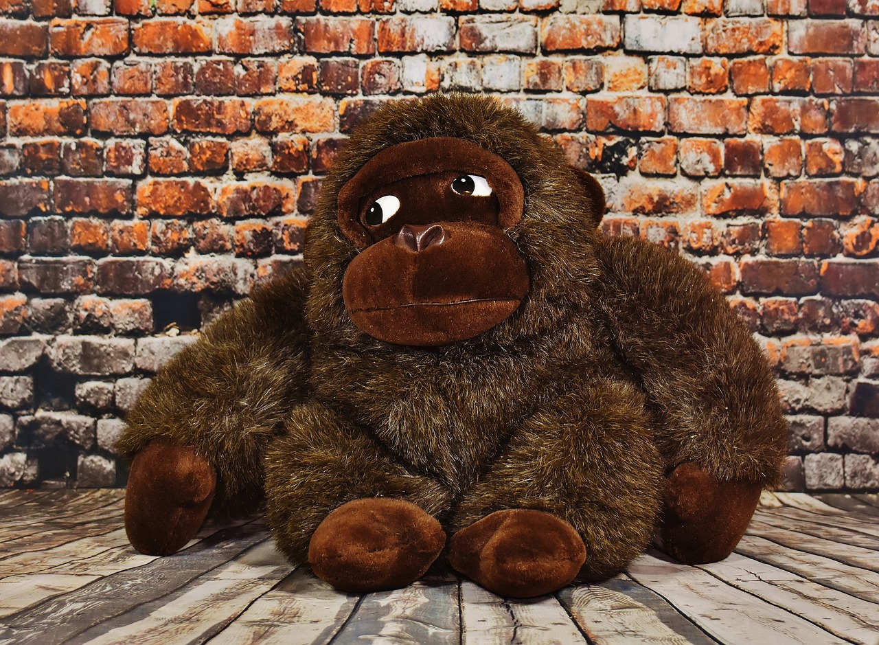 Image - soft toy toys teddy bear gorilla