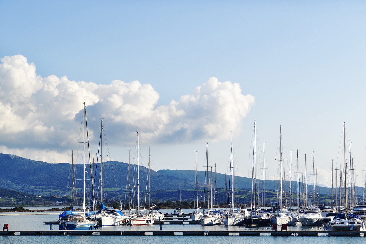 Image - port boats details landscape lefkada