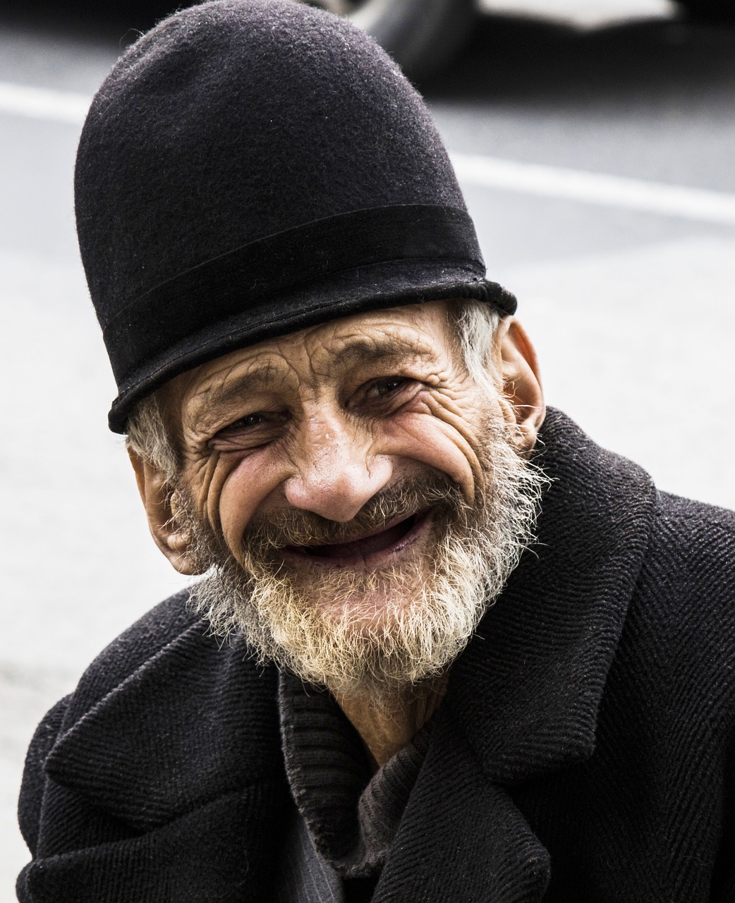 Image - old man portrait male happy