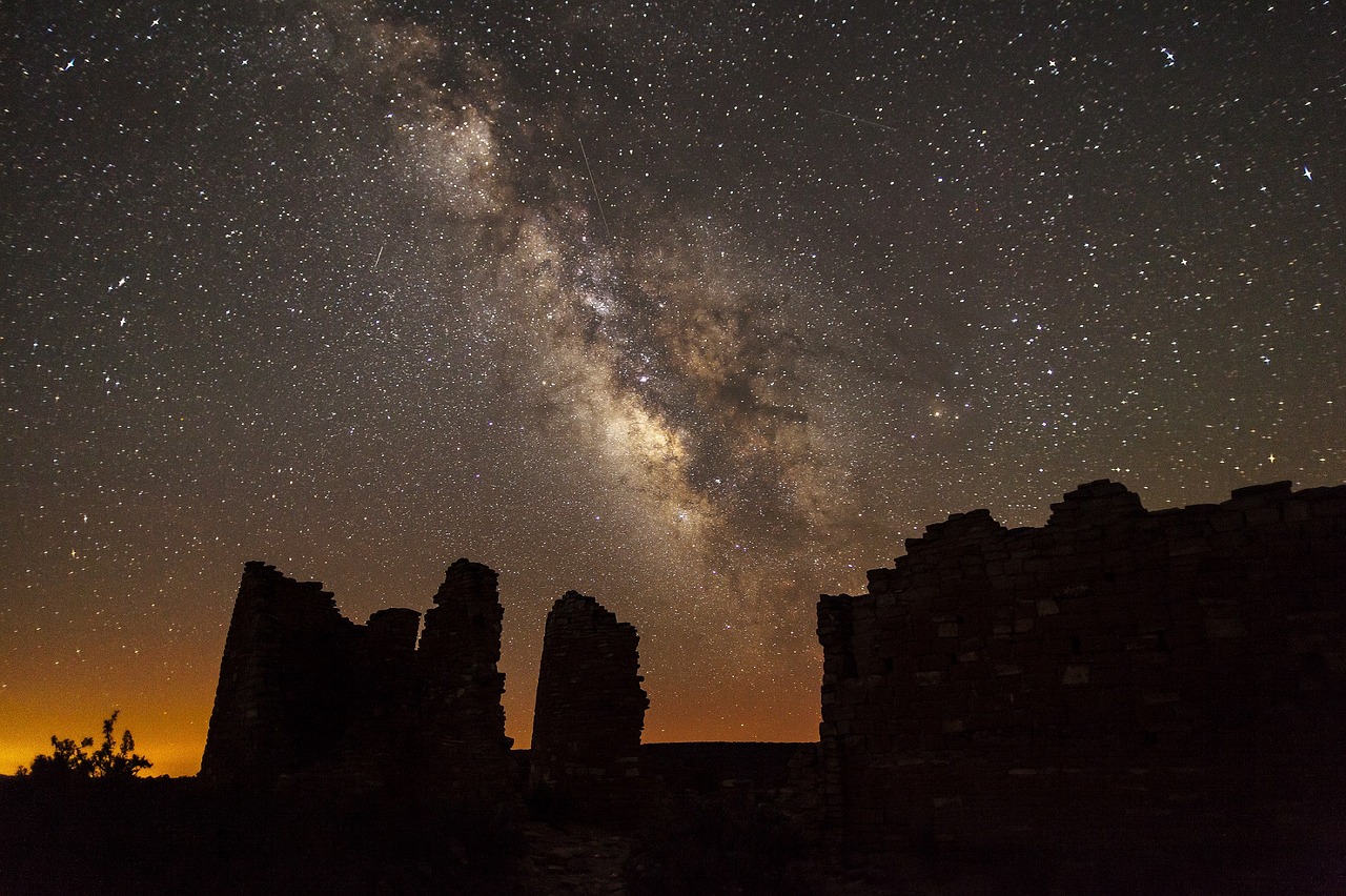 Image - milky way stars rocks night