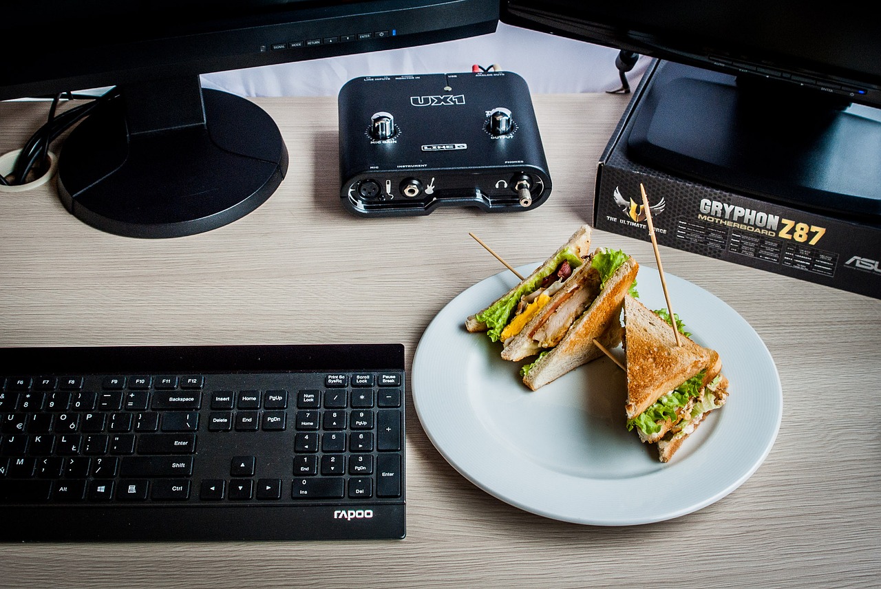 Image - sandwiches computer keyboard it