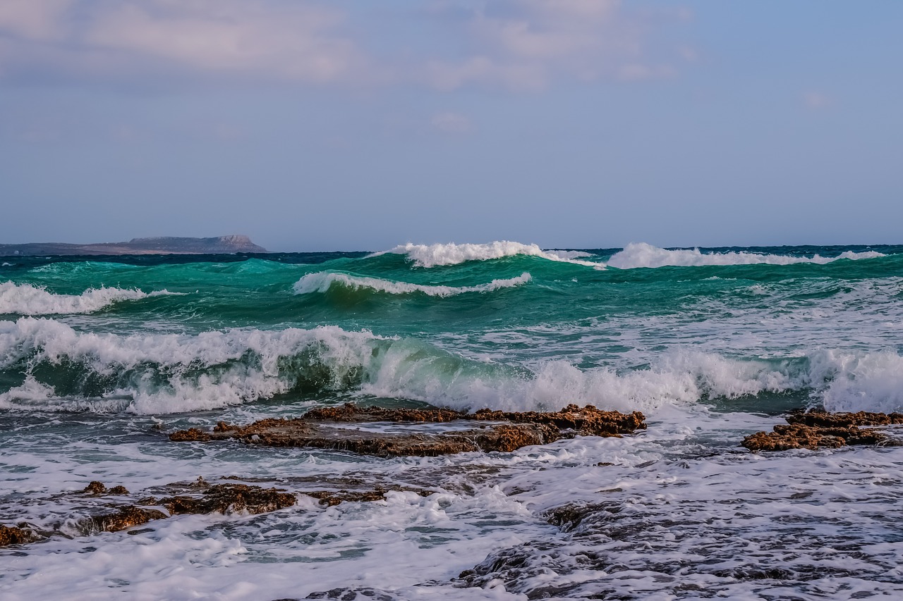 Image - waves sea seascape foam nature