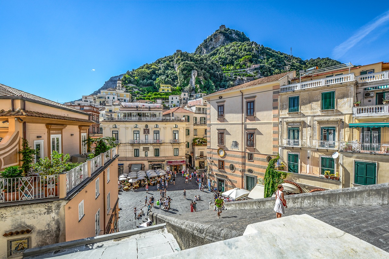 Image - amalfi coast mountain church