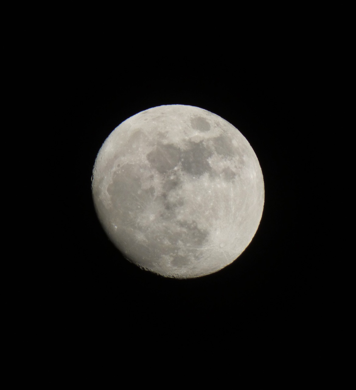 Image - moon detail satelite crater night