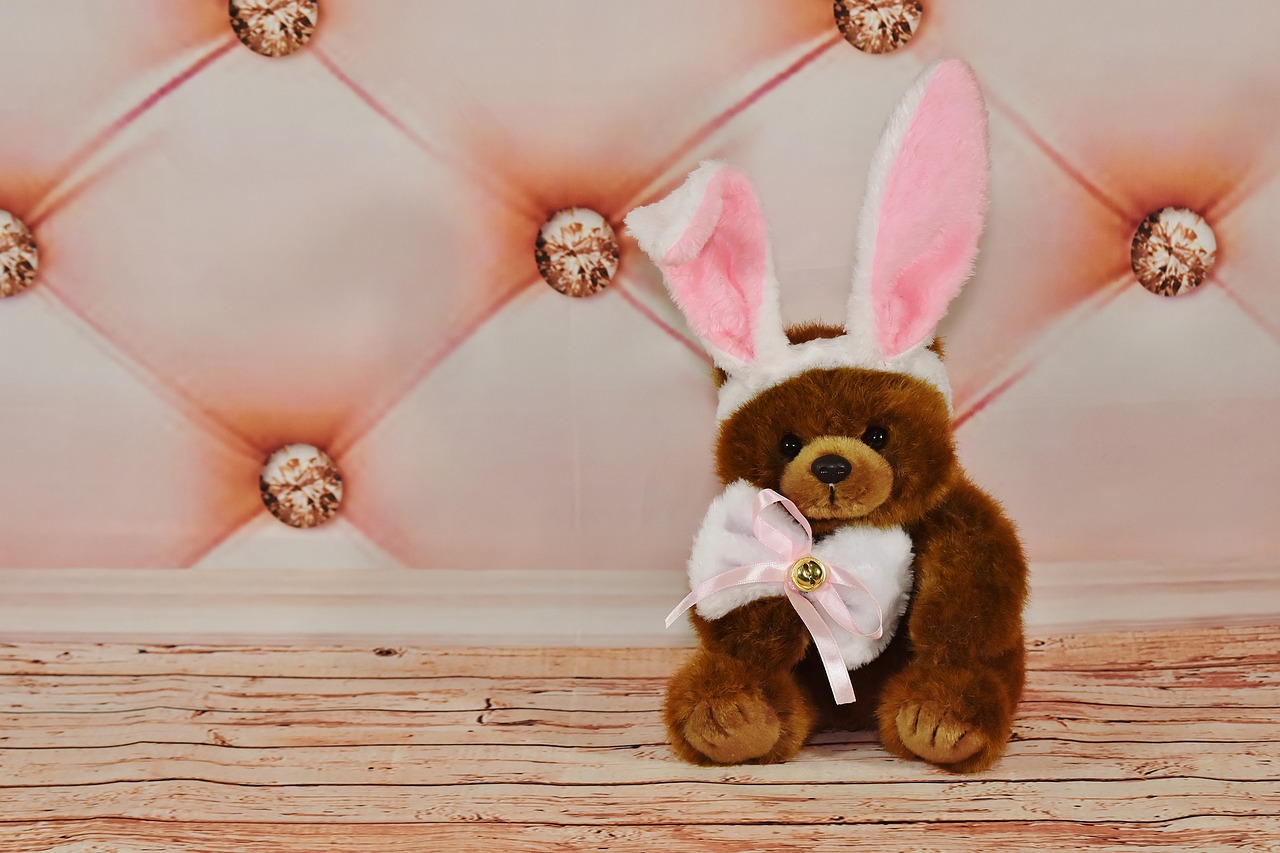 Image - easter easter bunny teddy soft toy