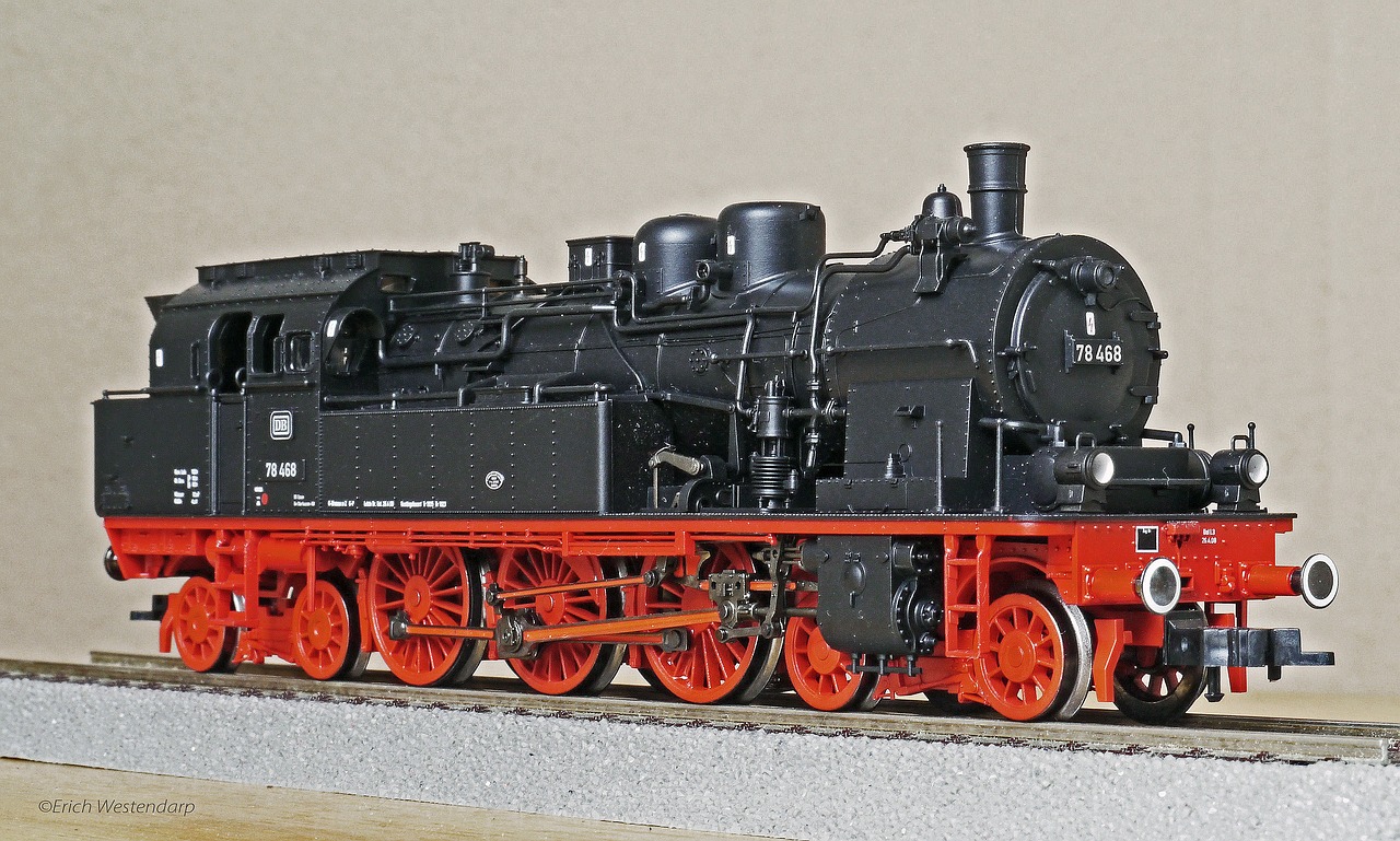 Image - steam locomotive model h0 1 87