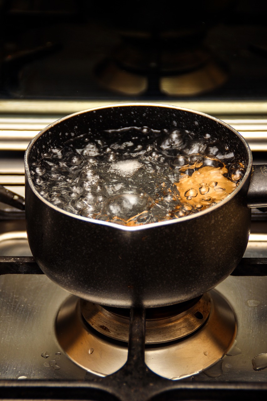 Image - pan water kitchen boiling water