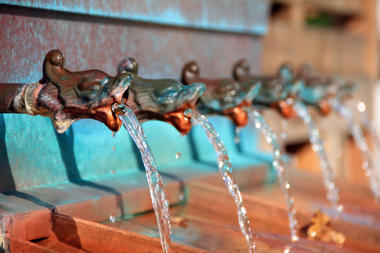 Image - fountain water jet gargoyle