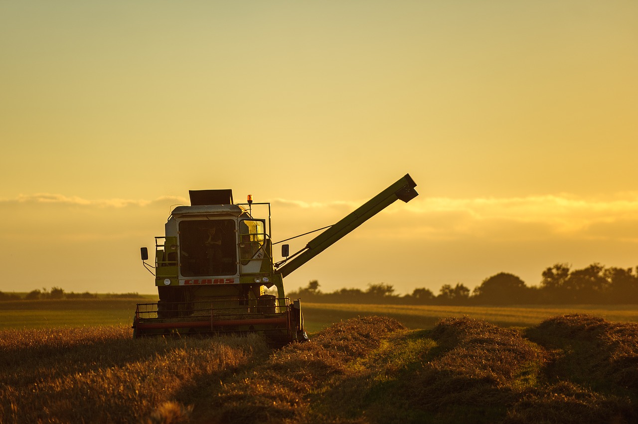 Image - harvest harvester mark field
