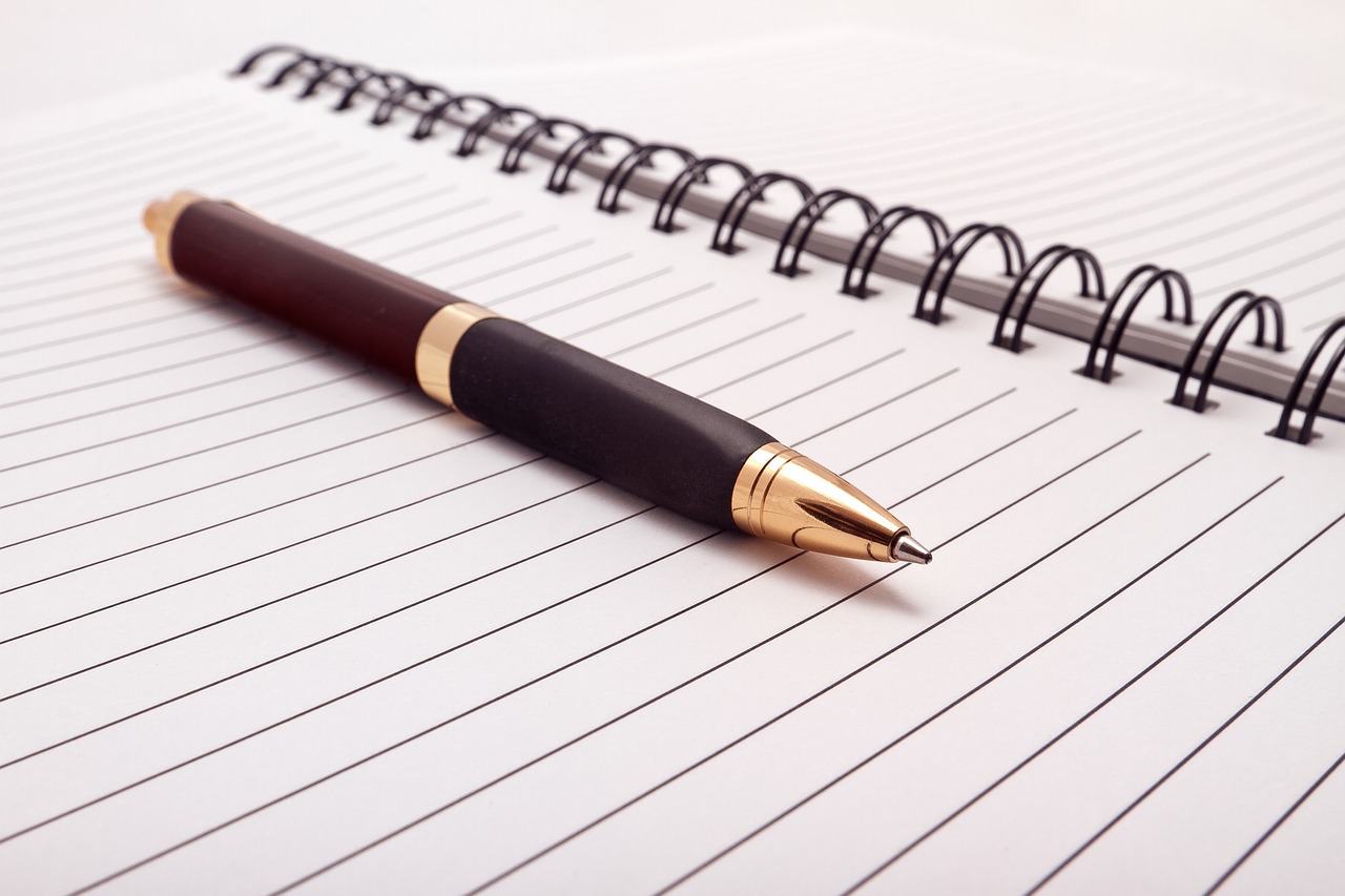 Image - pen office diary notebook work
