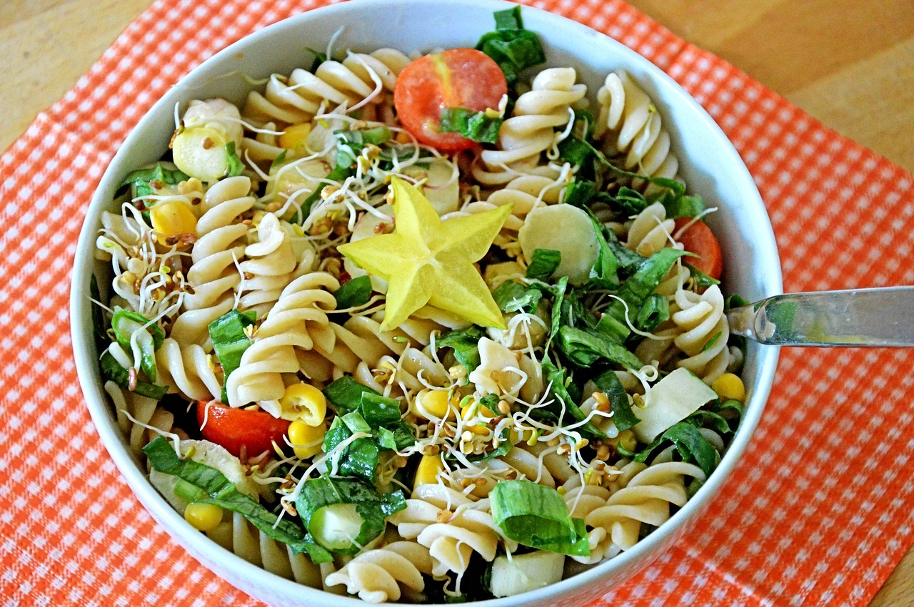 Image - pasta salad salad spring