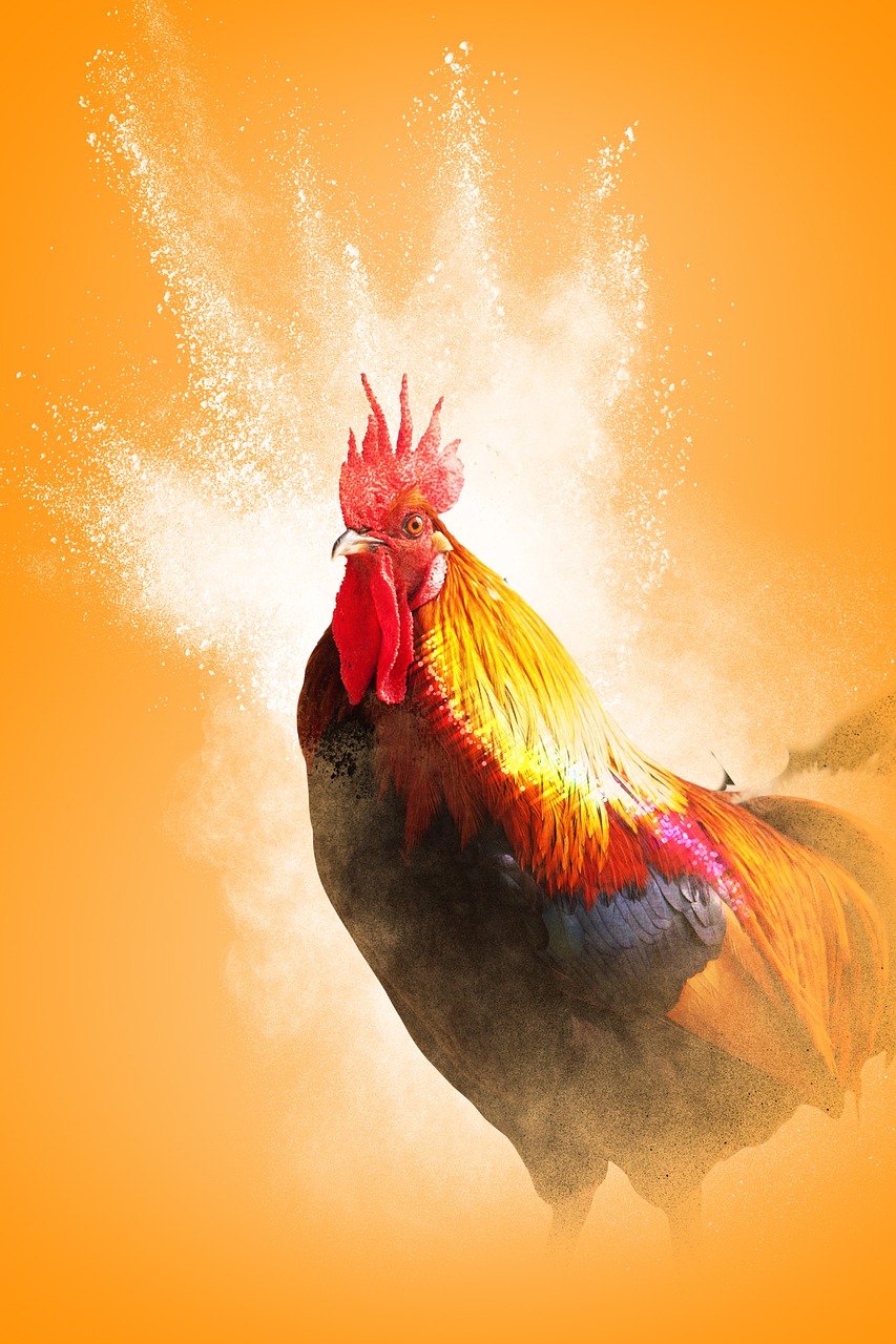 Image - cock year of the rooster bird