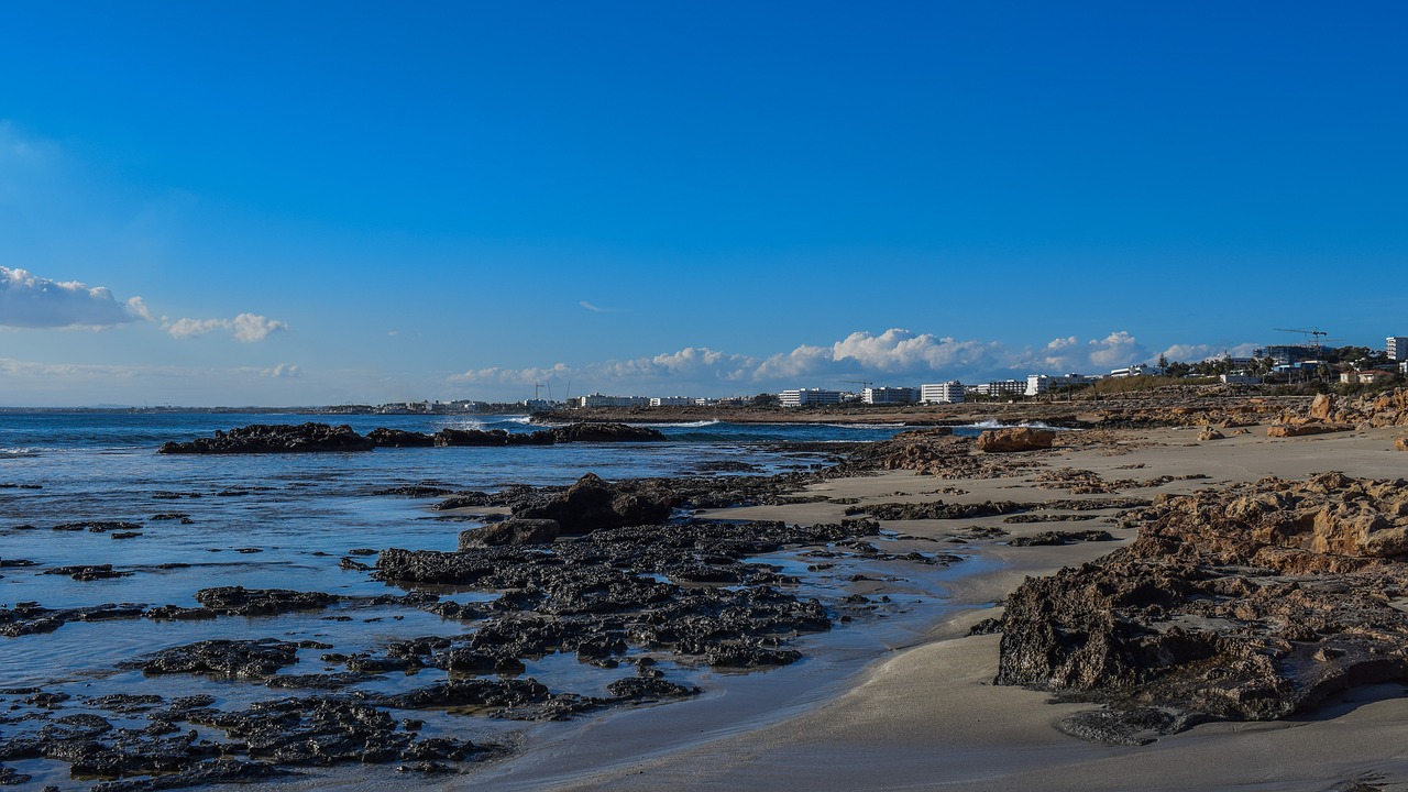 Image - beach coast scenery sea sand