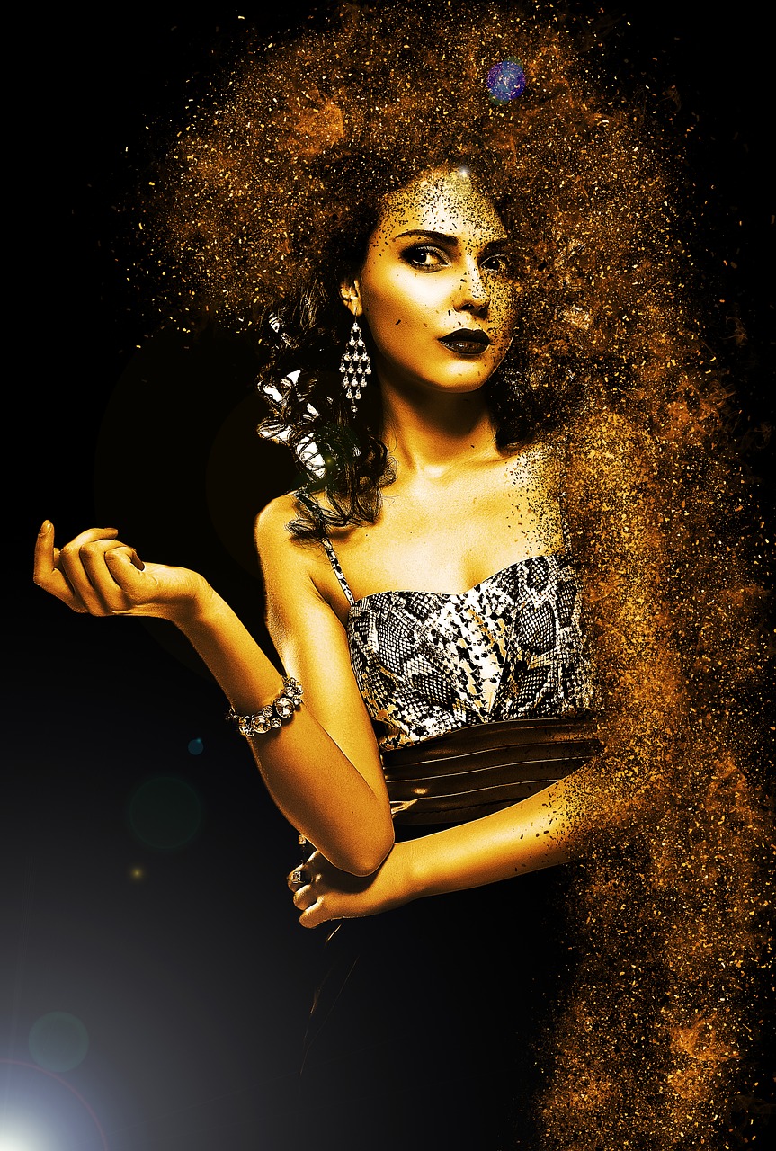 Image - woman elegant movement fashion
