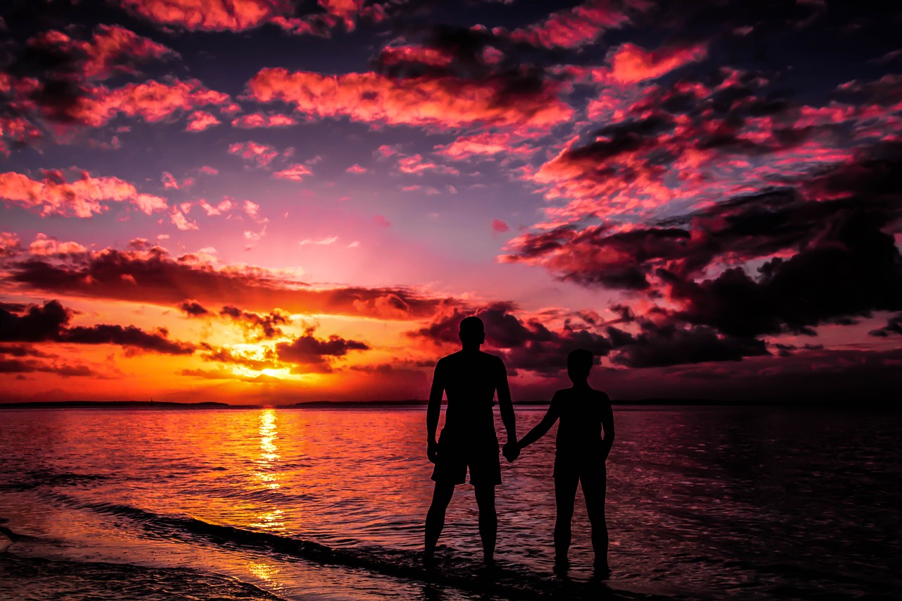 Image - fraser island australia sunset