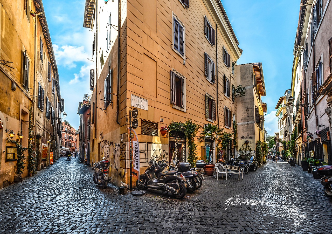 Image - rome italy motorcycle scooter