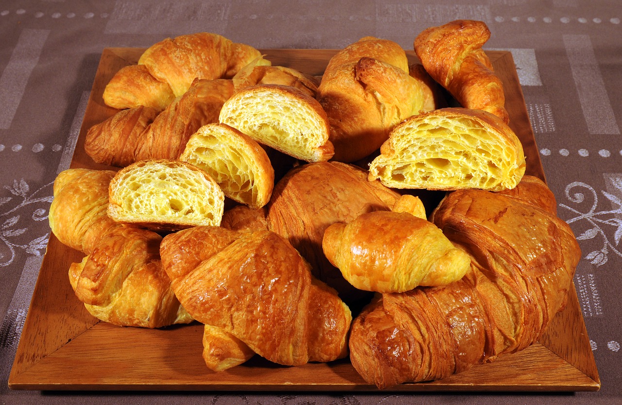 Image - croissants baked tablecloth