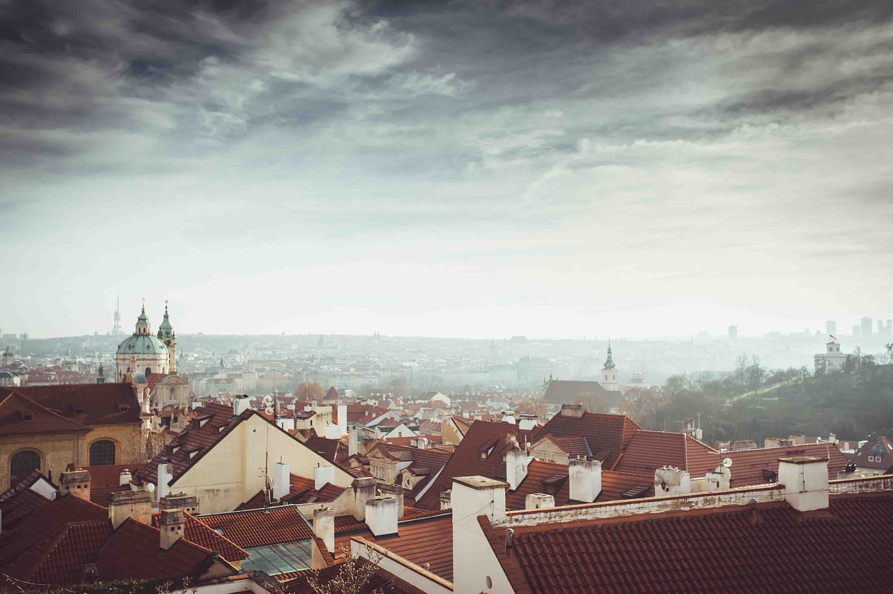 Image - city sky clouds prague heaven