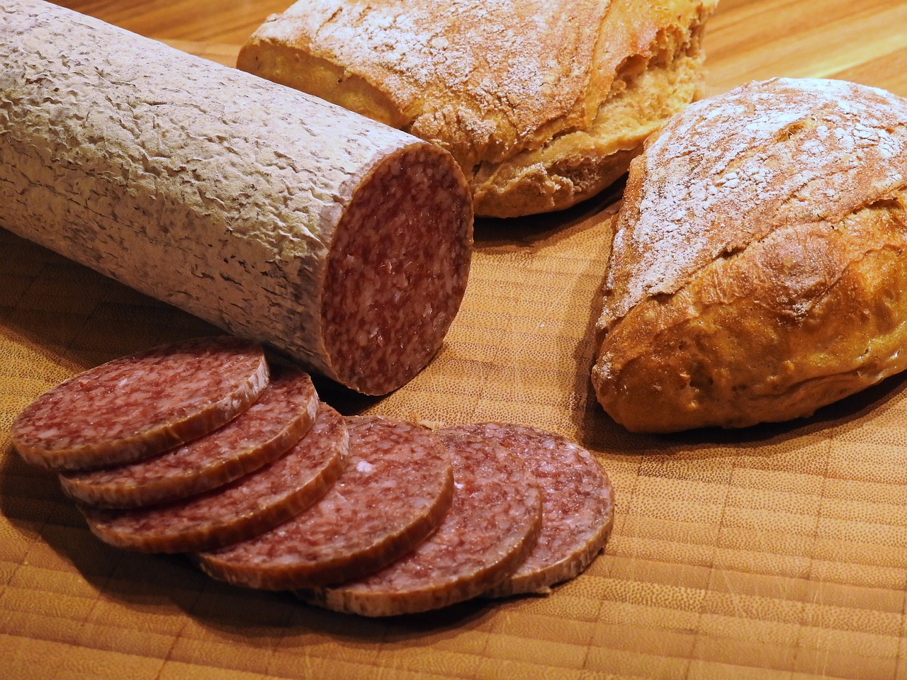 Image - eat food snack salami sausage