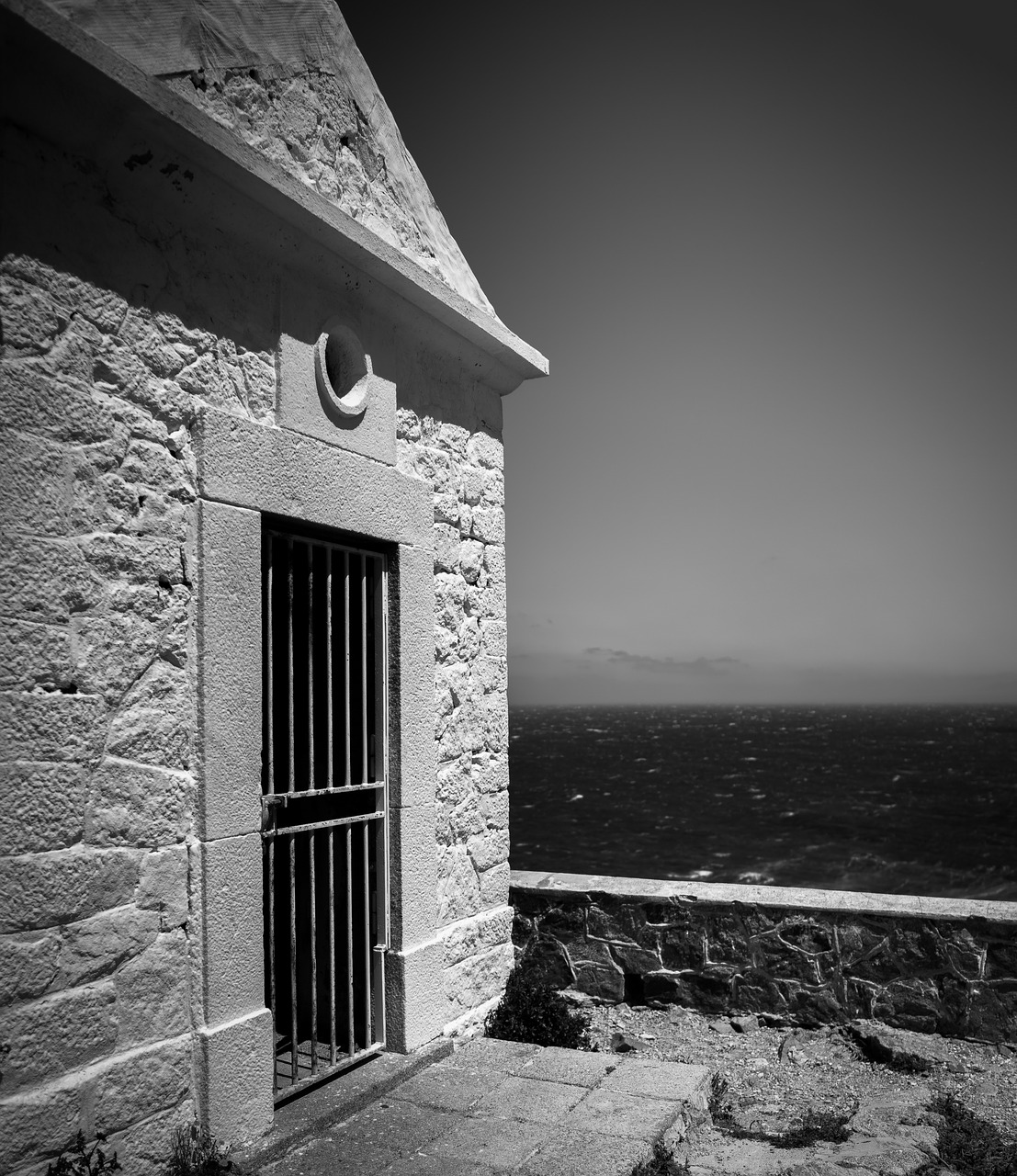 Image - black and white photo corsica