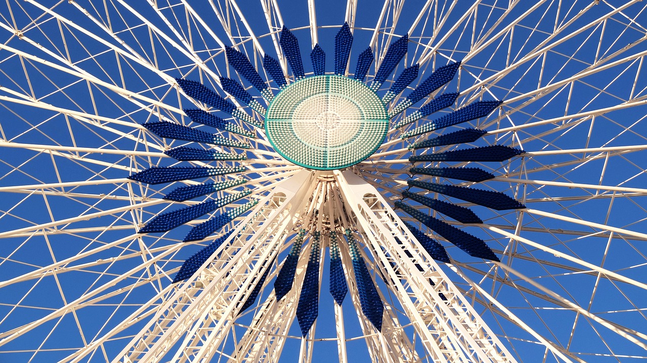 Image - big wheel carrousel fairground