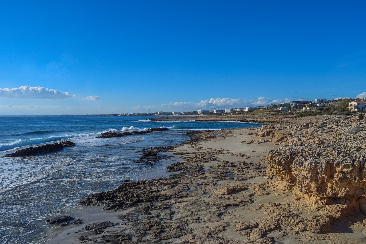 Image - beach coast scenery sea sand