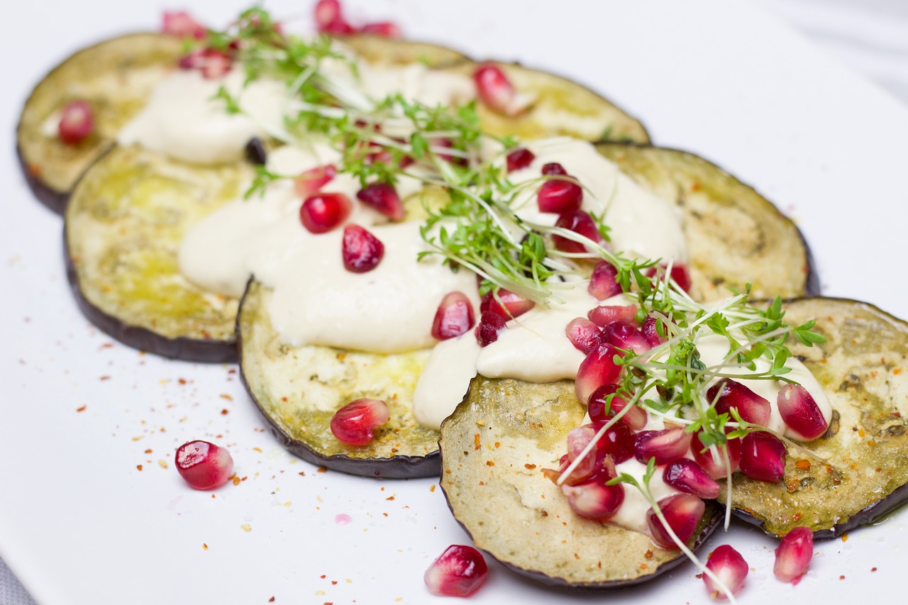 Image - melanzana eggplant pomegranate