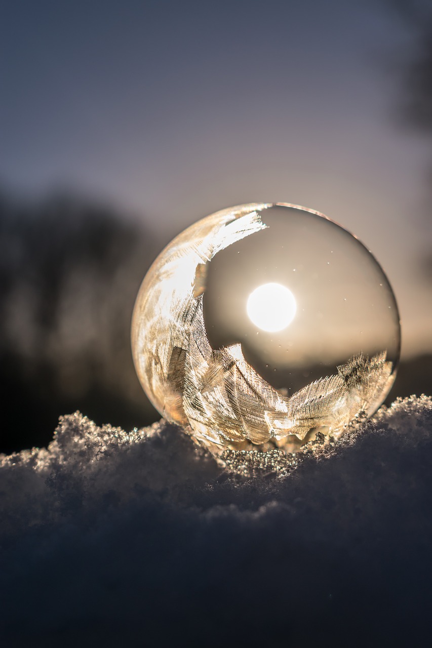 Image - soap bubble frozen frozen bubble